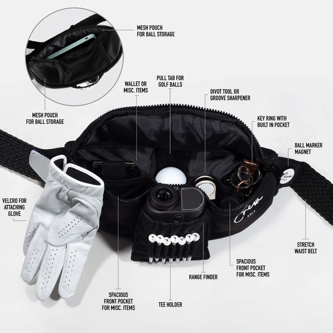 The Caddy Pack - the premier golf pack